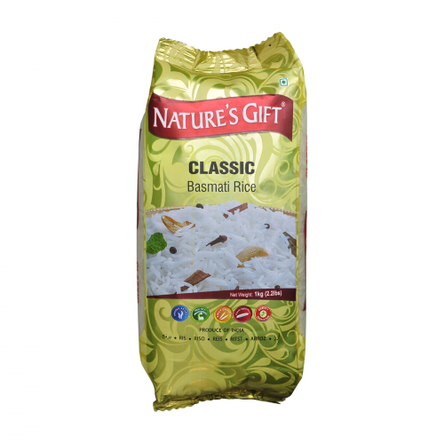 NATURE'S GIFT CLASSIC BASMATI RICE 1 KG